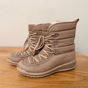 Merrell Women's Waterproof Tan Leather Winter Boots